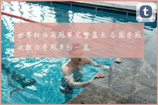 世界杯历届冠军完整盘点 各国夺冠次数与夺冠年份一览